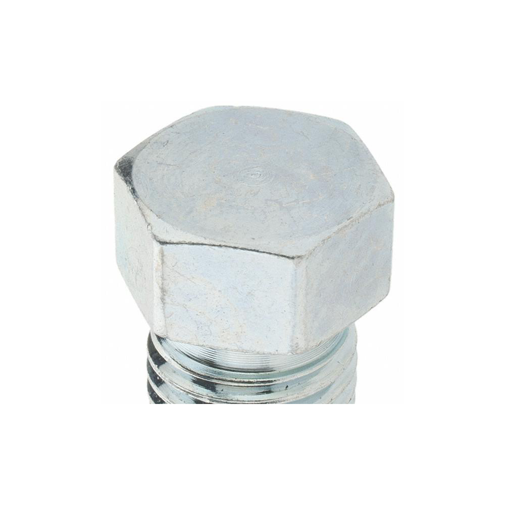 Parker Steel Flared Tube Plug: 1/4" OD, 37 deg Flared Angle - KP80605