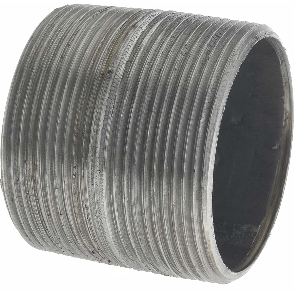 Value Collection Black Pipe Nipple: 2" Dia x 6" Long, Schedule 80 - XNB09060