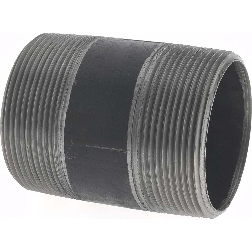 Value Collection Black Pipe Nipple: 2" Dia x 6" Long, Schedule 80 - XNB09060