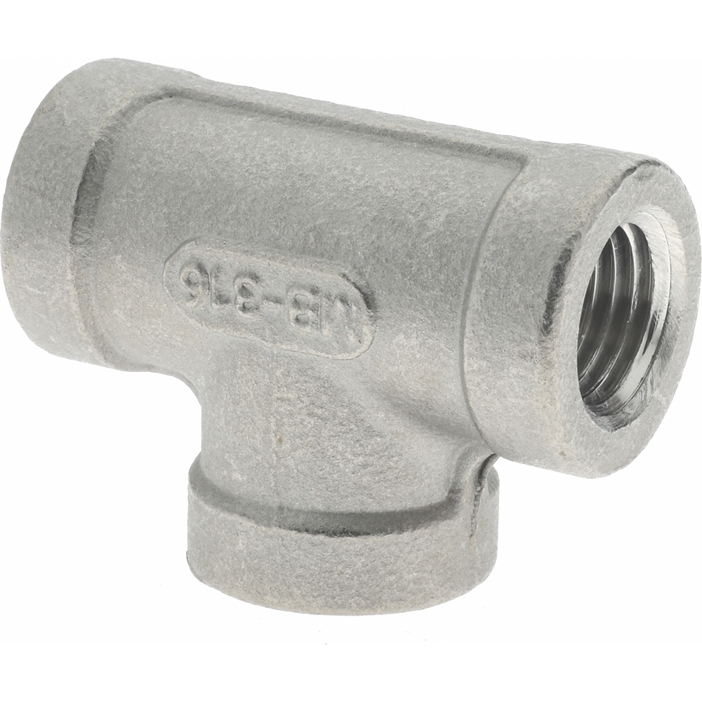 Merit Brass Stainless Steel Pipe Nipple: 1" Pipe, Grade 316 & 316L - 6016-001