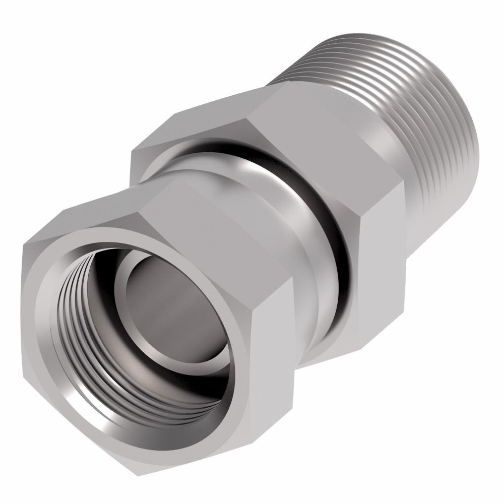 Eaton Industrial Pipe Adapter: 3/4-14 Female Thread, 3/4-14 Male Thread, MNPT x FNPSM - 2045-12-12S