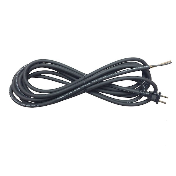 Superior Electric 16 Feet 16 AWG SJO 2 Wire 125 Volt NEMA 1-15P Electrical Cord - EC162-16