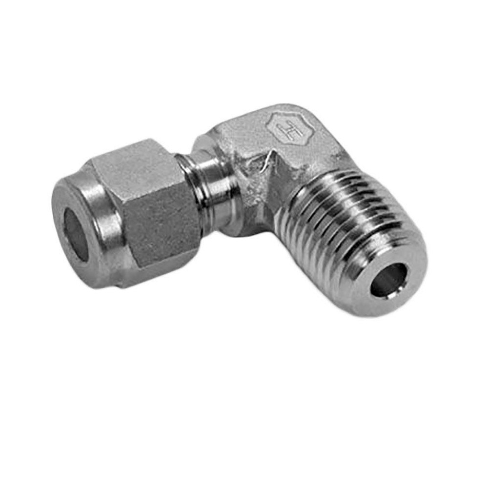 Ham-Let Compression Tube Male Elbow: 1/8" Tube OD, Compression x MNPT - 3002175