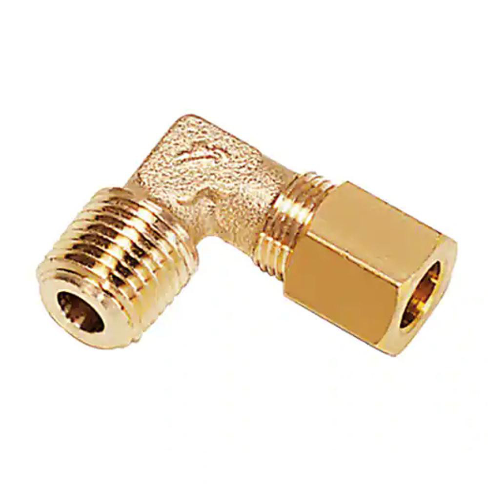 Legris Compression Tube Male Elbow: 8 mm Tube OD, Compression x MBSPT - 0109 08 10