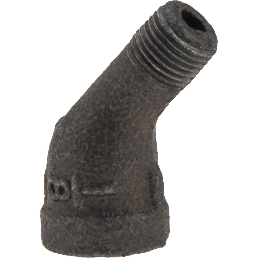 B&K Mueller Black 45 deg Street Elbow: 1/8", Threaded - 520-500HC