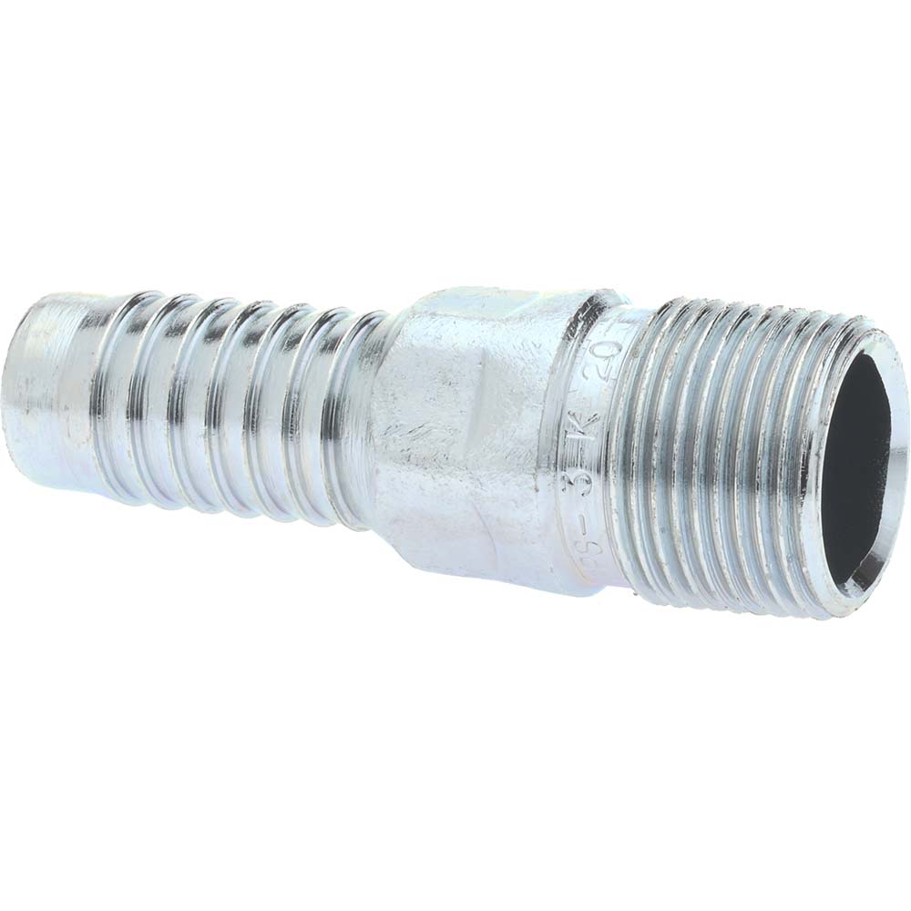 Campbell Fittings 3/4" Pipe ID, Threaded Combination Nipple for Hoses - HAB-3