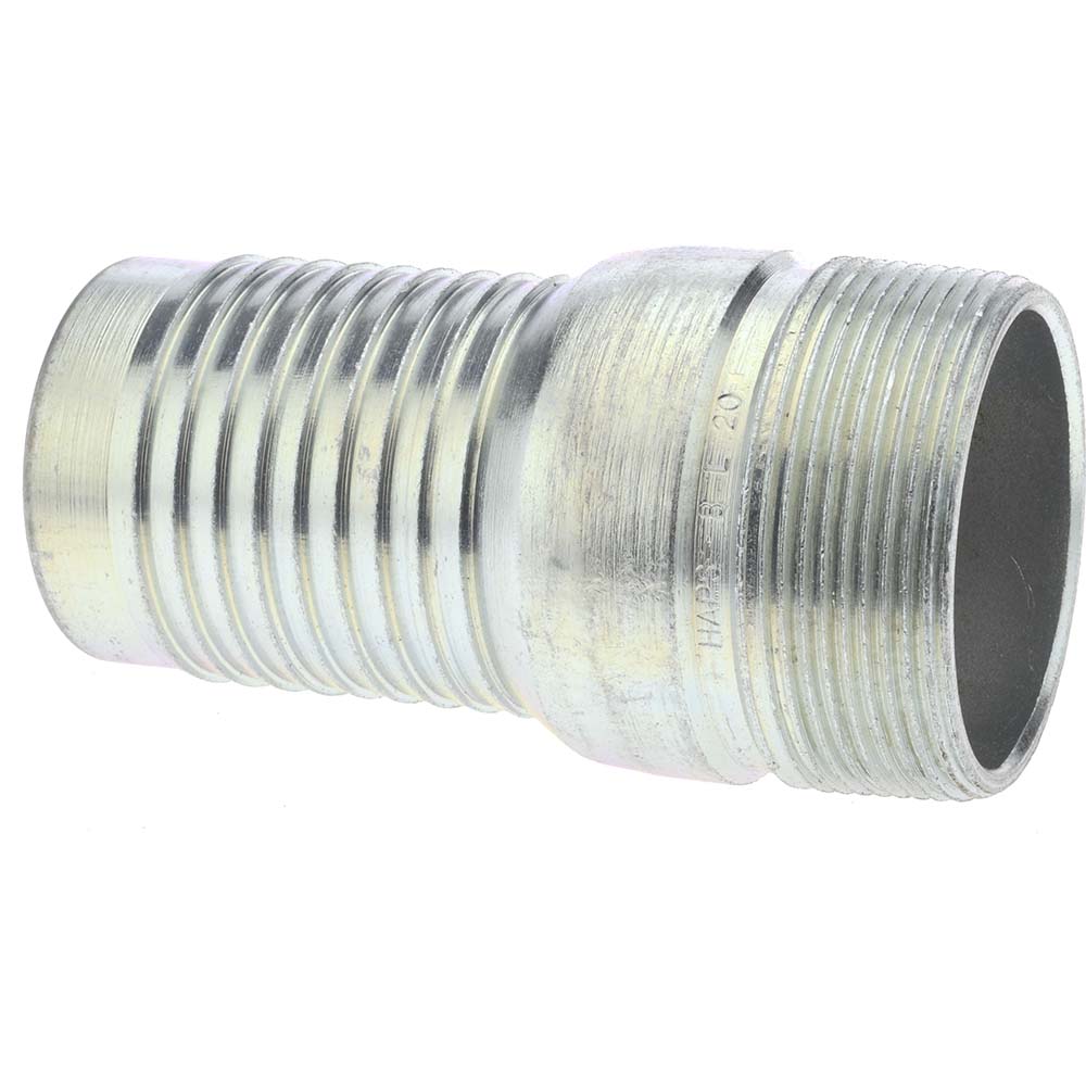 Campbell Fittings 3/4" Pipe ID, Threaded Combination Nipple for Hoses - HAB-3