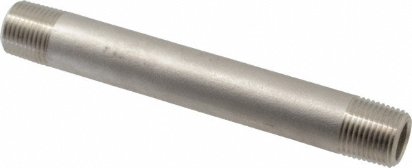 Merit Brass Pipe Square Head Plug: 1/2", 304 & 304L Stainless Steel - 3417D-08