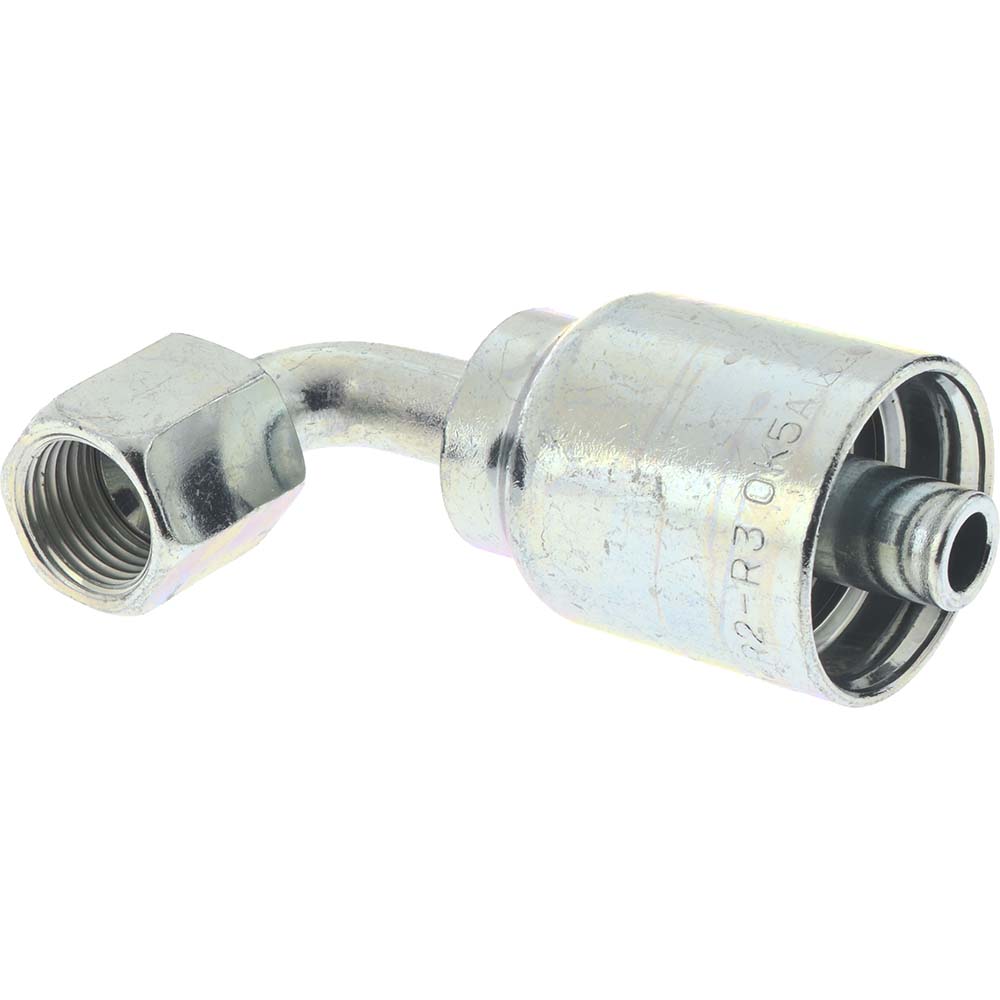 Parker Hydraulic Hose Male SAE 37 ° JIC Rigid Fitting: 0.375" ID, 6 mm, 3/4-16 - KP81289