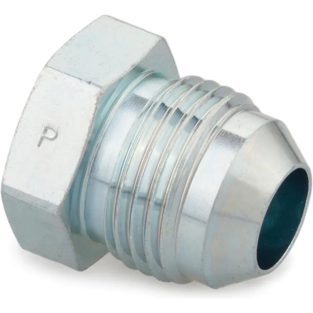 Parker Steel Flared Tube Plug: 5/16" OD, 37 deg Flared Angle - 5 PNTX-S