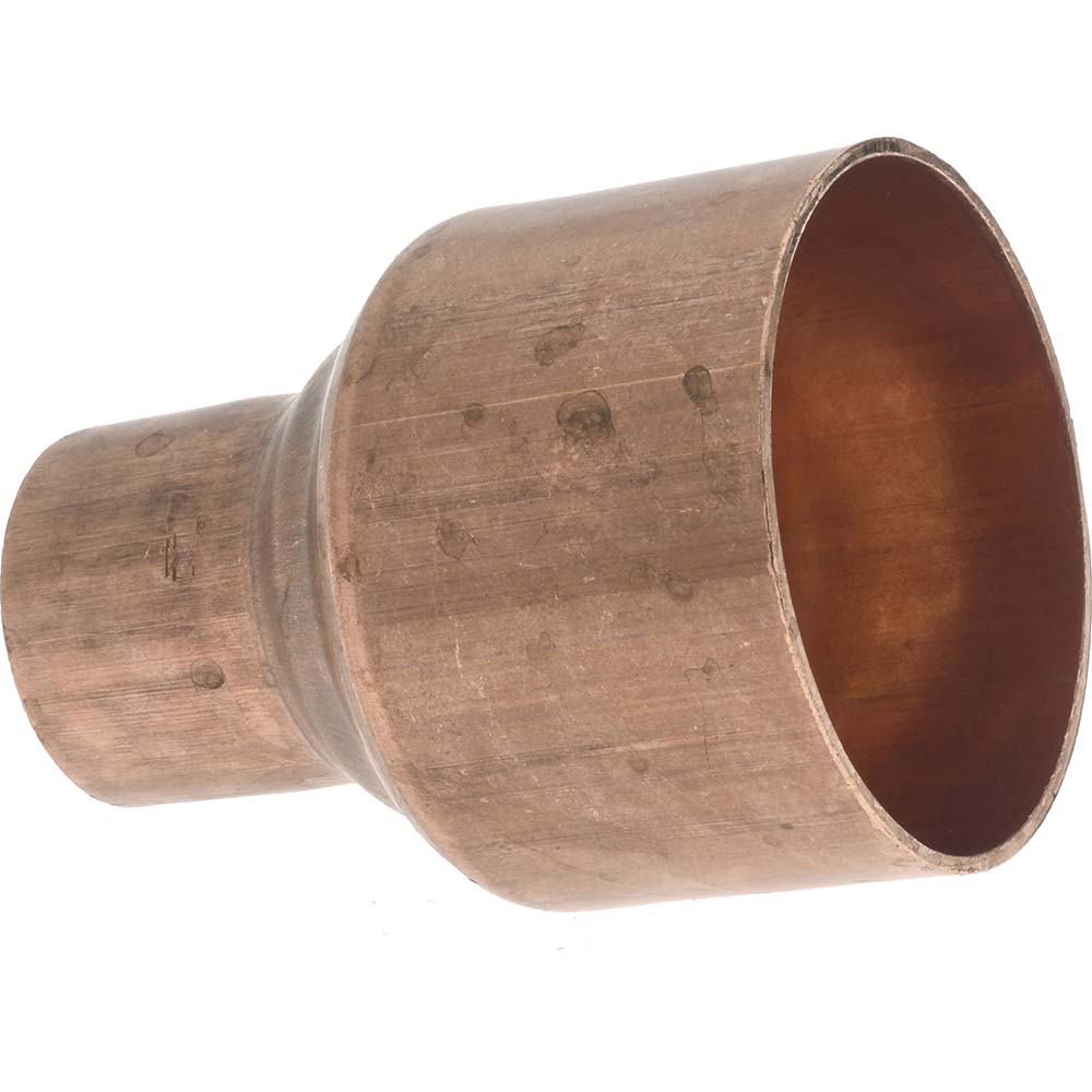Mueller Industries Wrot Copper Pipe Reducer: 2" x 1" Fitting, C x C, Solder Joint - W 01075