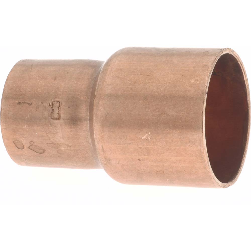 Mueller Industries Wrot Copper Pipe Reducer: 2" x 1" Fitting, C x C, Solder Joint - W 01075
