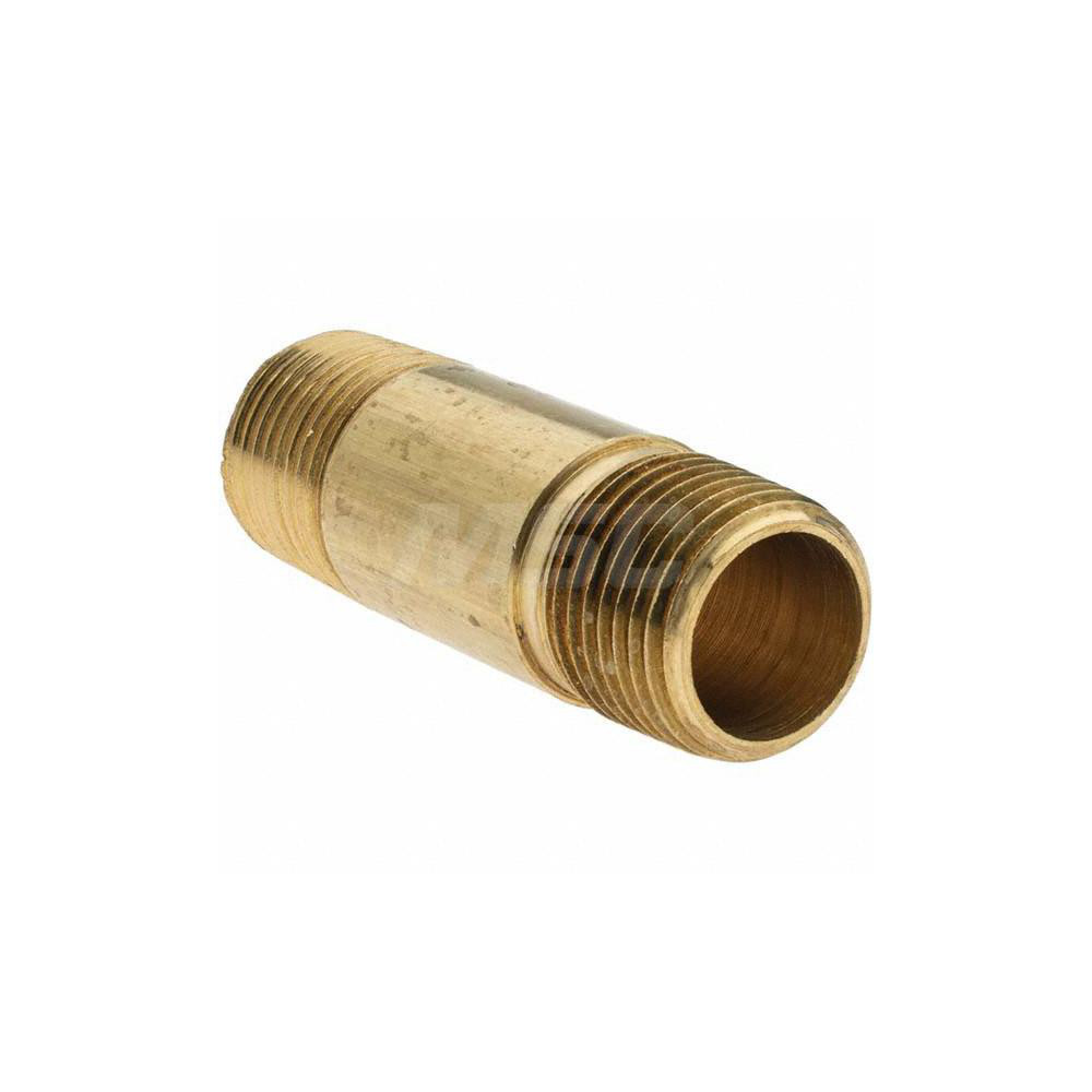 Parker Industrial Pipe Long Nipple: 1/2" Male Thread, MNPTF - -11152-7