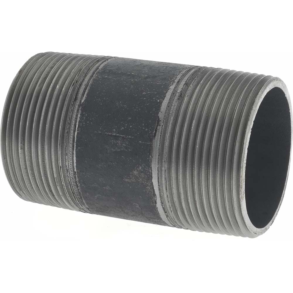 Value Collection Black Pipe Nipple: 1-1/2" Dia x 1-3/4" Long, Schedule 80 - XNB08001