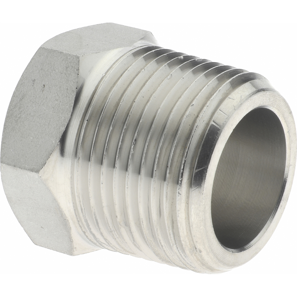 Merit Brass Pipe Bushing: 3/4 x 1/2", 304 & 304L Stainless Steel - 3414D-1208
