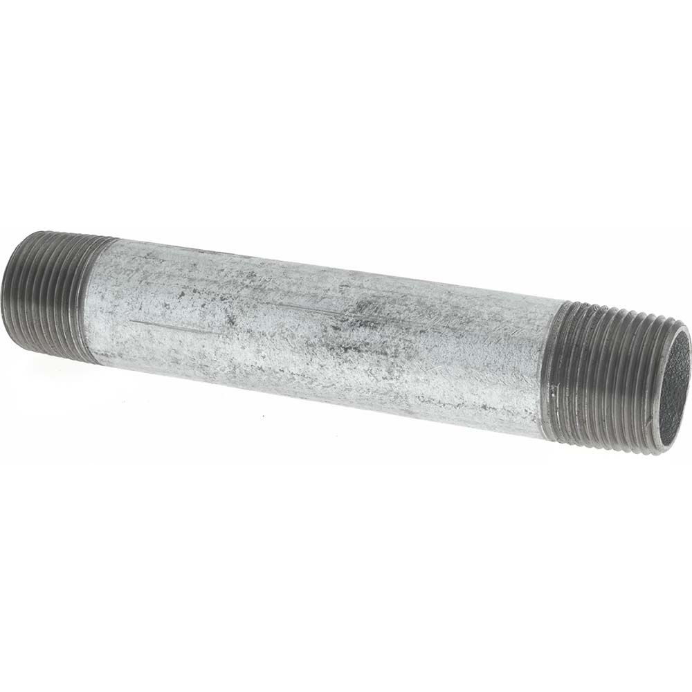 Value Collection Galvanized Pipe Nipple: 3/8", 5-1/2" Long, Schedule 40, Steel - NG03055