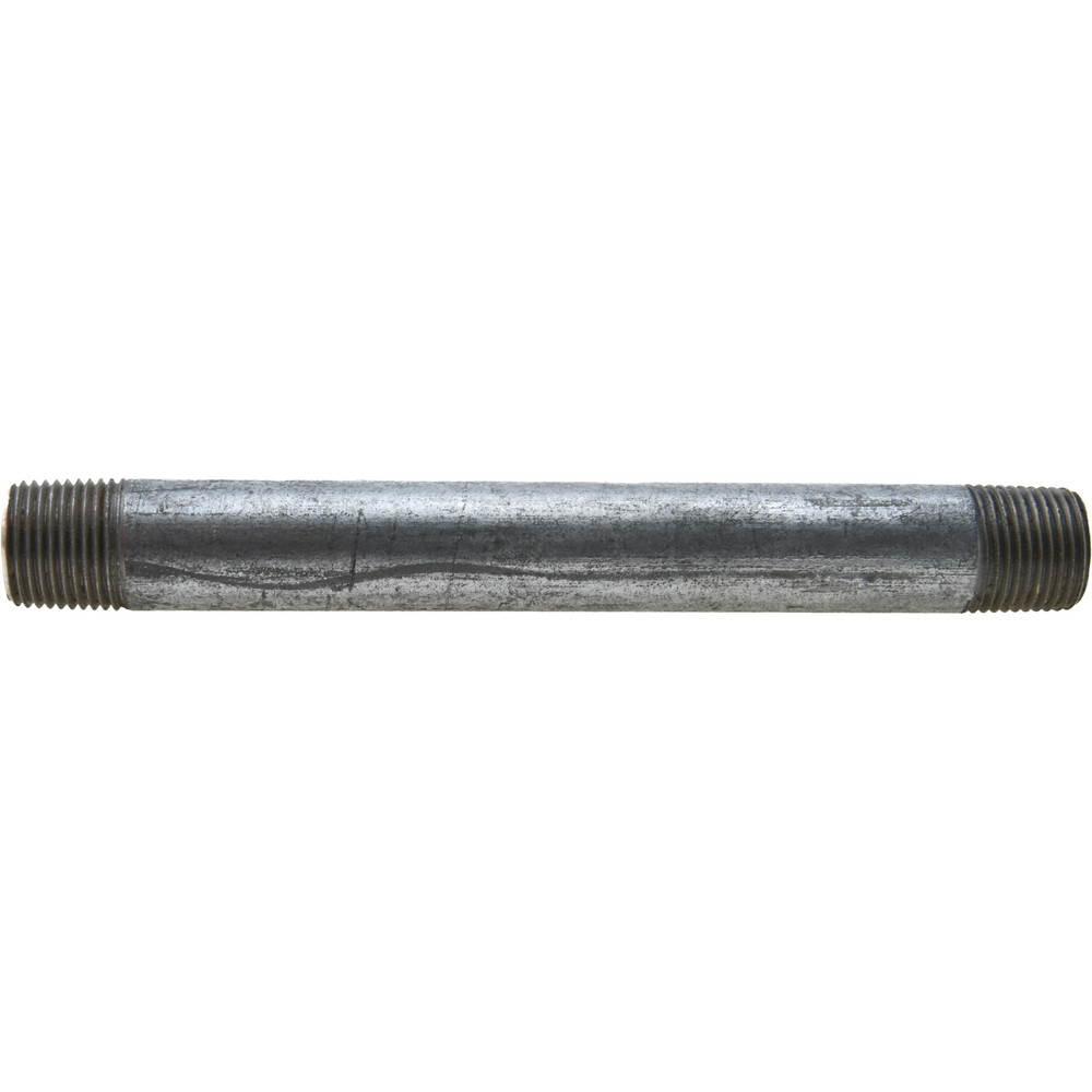 Value Collection Galvanized Pipe Nipple: 3/8", 5-1/2" Long, Schedule 40, Steel - NG03055