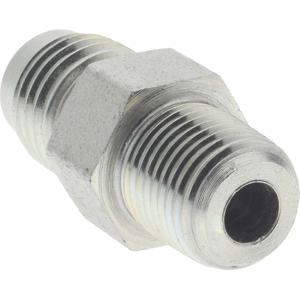 Eaton Steel Flared Tube Connector: 1/4" OD, 37 deg Flared Angle - 2021-2-4S