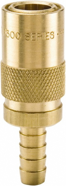 Parker Hydraulic Hose Hose Barb Straight Coupler: 0.375" ID, 200 psi - PC206