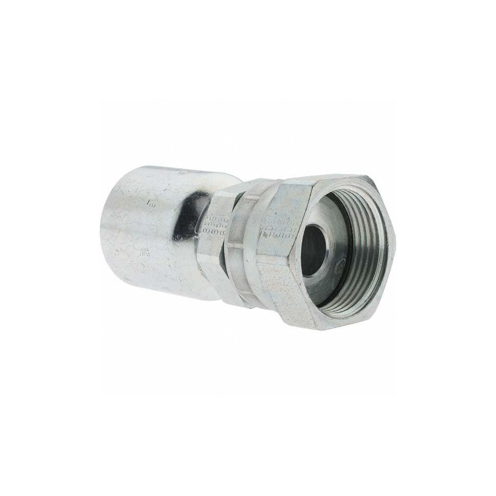 Parker Hydraulic Hose Female Seal-Lok Swivel Short Fitting: 0.75" ID, 12 mm, 1" - BD-1JC43-1612-1