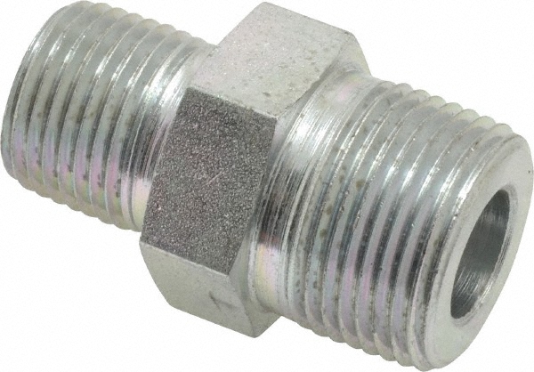Weatherhead Industrial Pipe 90 ° Elbow Adapter: 1/2-14 Female Thread, 1/2-14 Male Thread, FNPSM x MNPT - 2047-8-8S