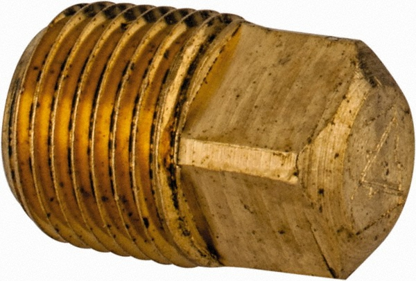 Merit Brass Brass Pipe Coupling: 1/4" Fitting, Threaded, FNPT x FNPT, Class 125, Lead Free - XNL111-04