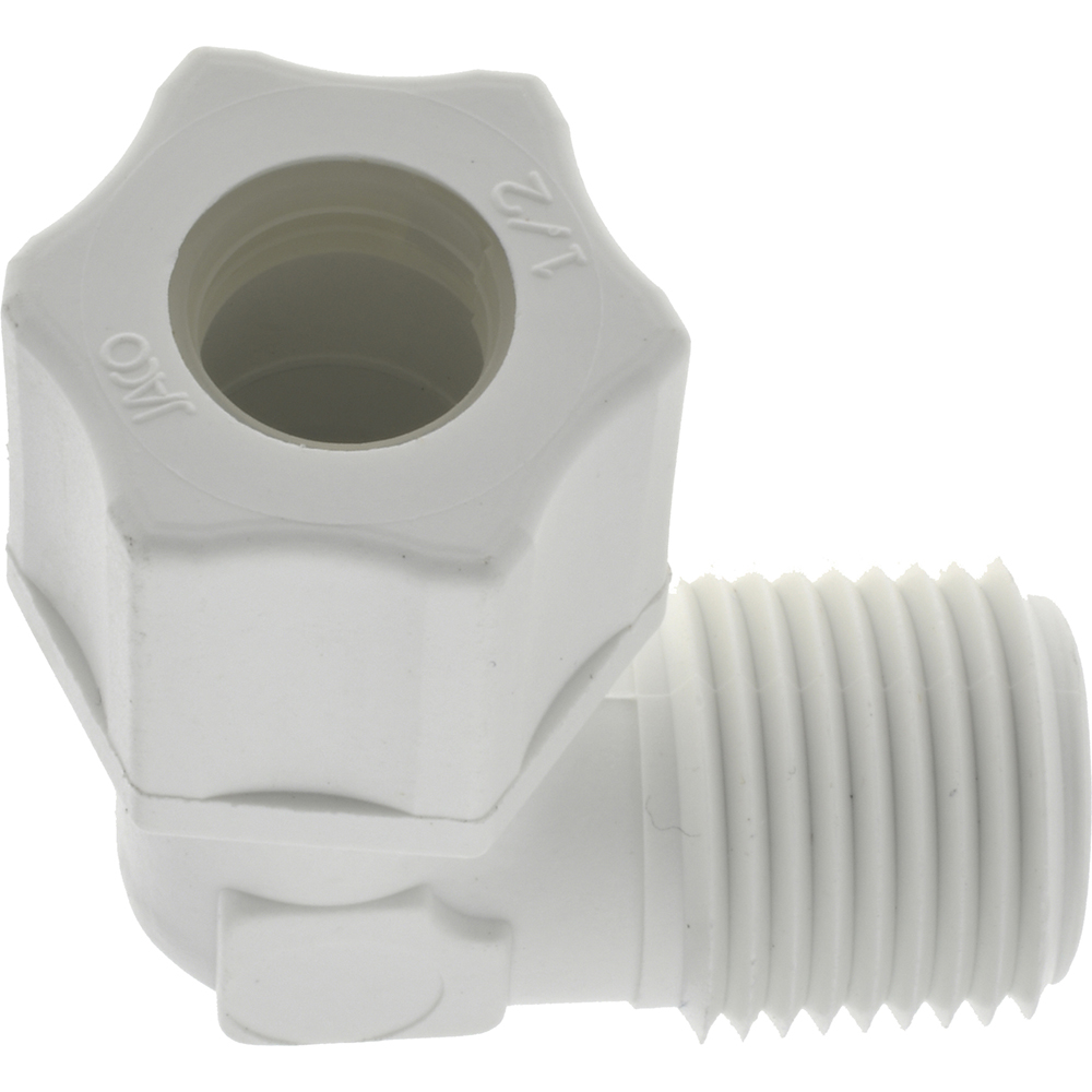 Made in USA Compression Tube Male Elbow: Compression x Threaded - 0635.065