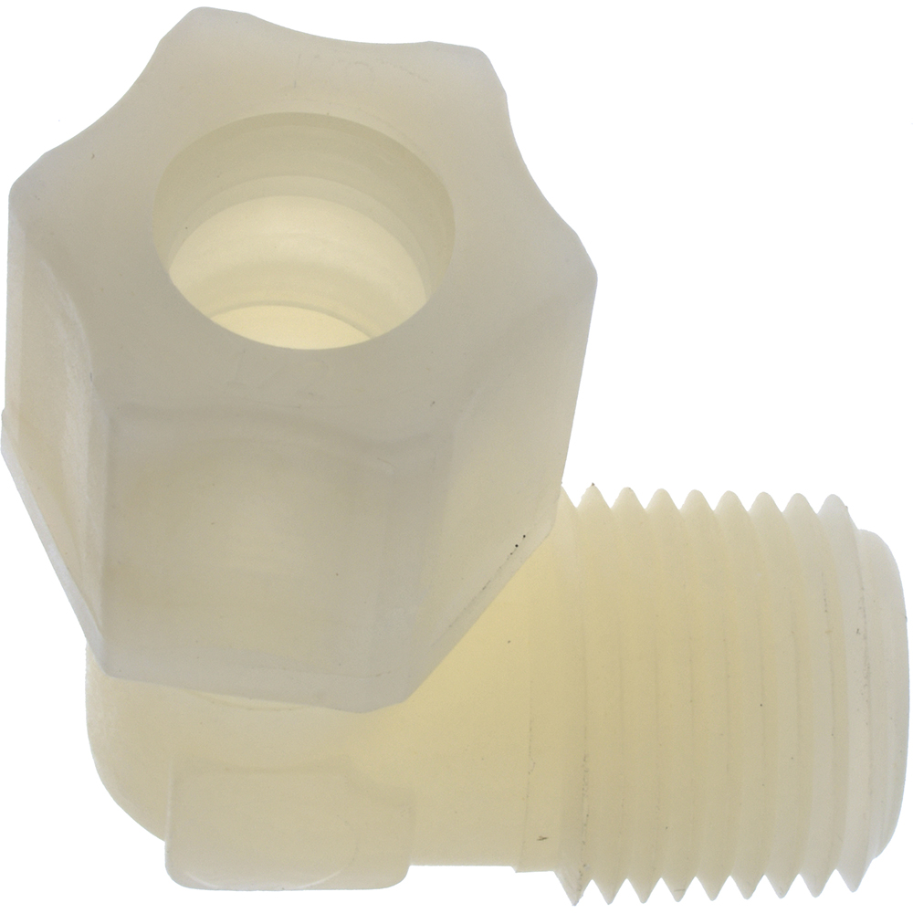 Made in USA Compression Tube Male Elbow: Compression x Threaded - 0635.065
