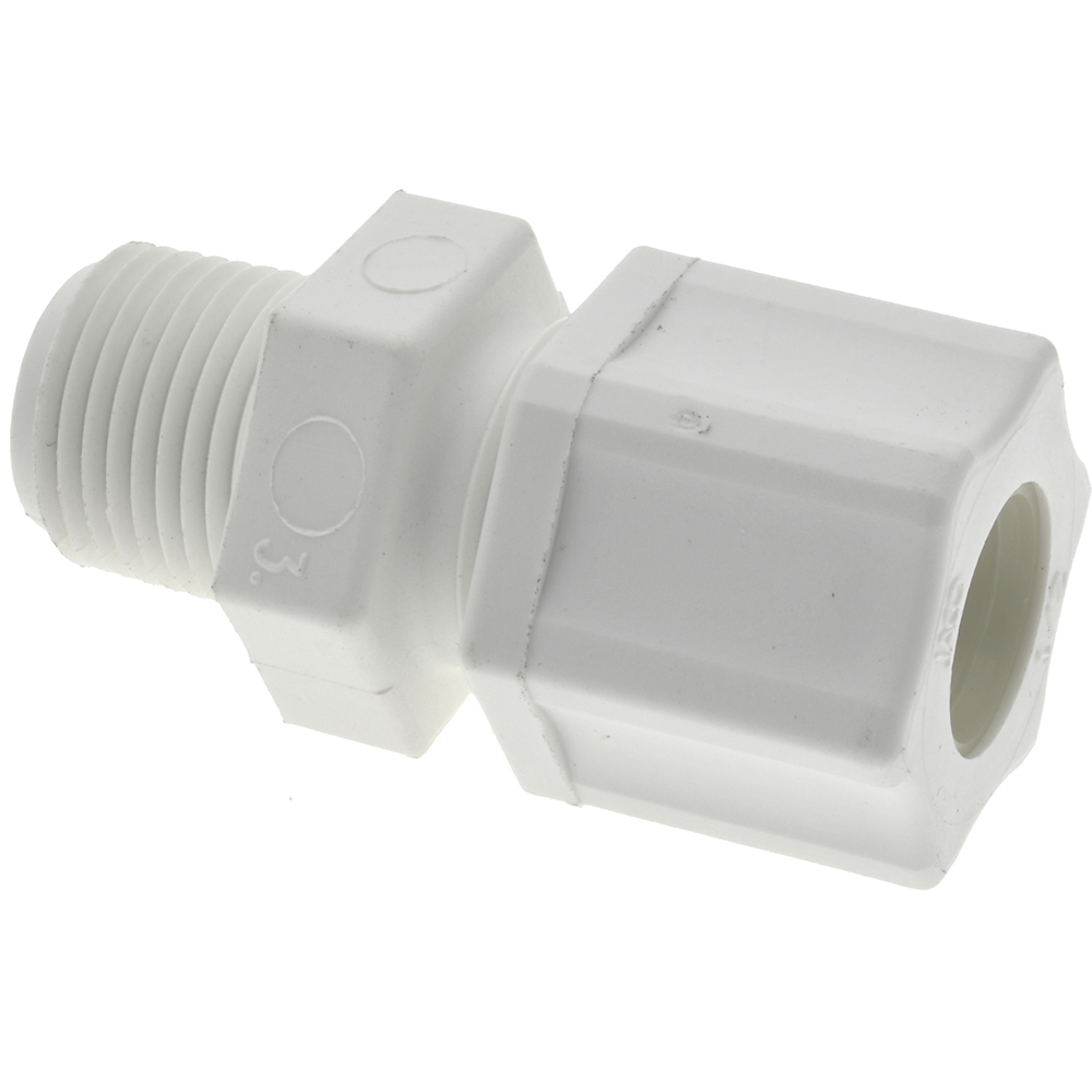 Made in USA Compression Tube Male Elbow: Compression x Threaded - 0635.065