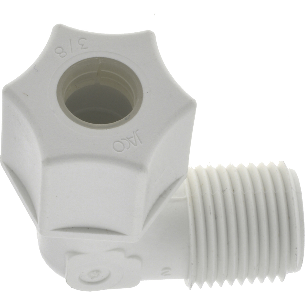 Made in USA Compression Tube Male Elbow: Compression x Threaded - 0635.065