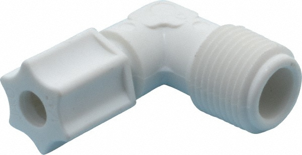 Made in USA Compression Tube Male Elbow: Compression x Threaded - 0635.065