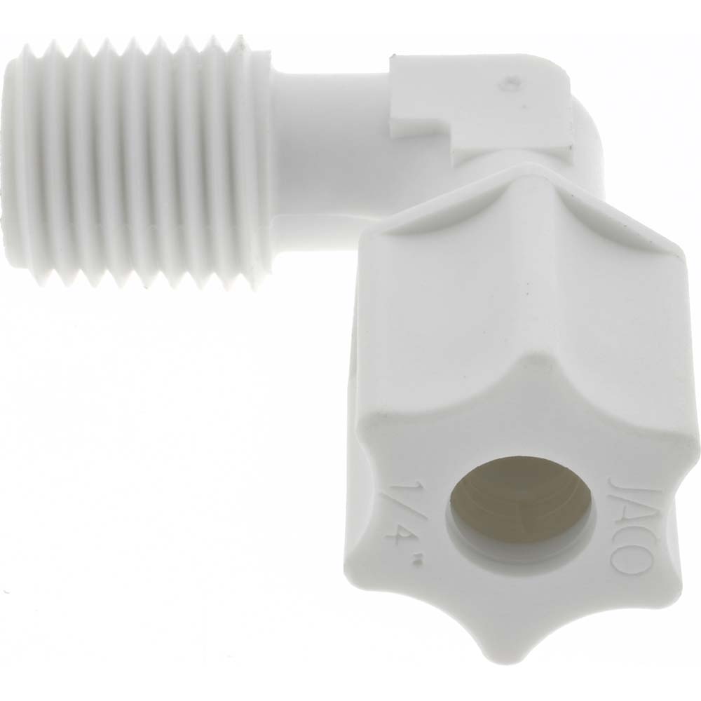 Made in USA Compression Tube Male Elbow: Compression x Threaded - 0635.065