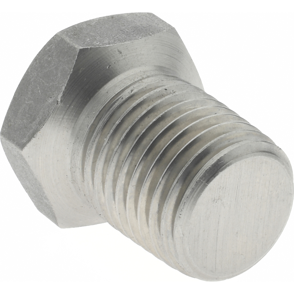 Merit Brass Pipe Hex Plug: 1/4", 304 & 304L Stainless Steel - 3417HD-04