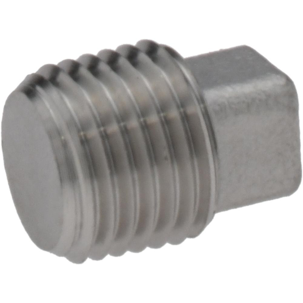 Merit Brass Pipe Hex Plug: 1/4", 304 & 304L Stainless Steel - 3417HD-04