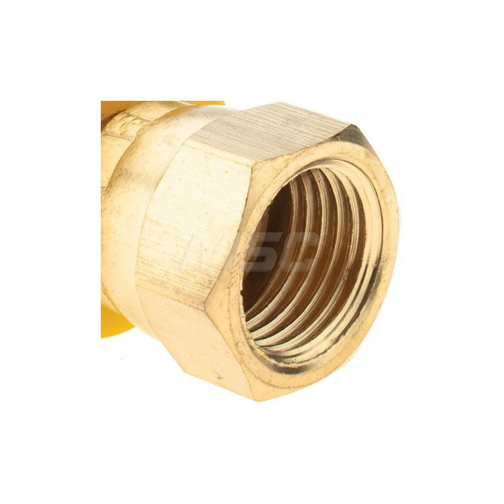 Value Collection Barbed Push-On Hose Female Connector: 9/16" UNF, Brass - 2754004230