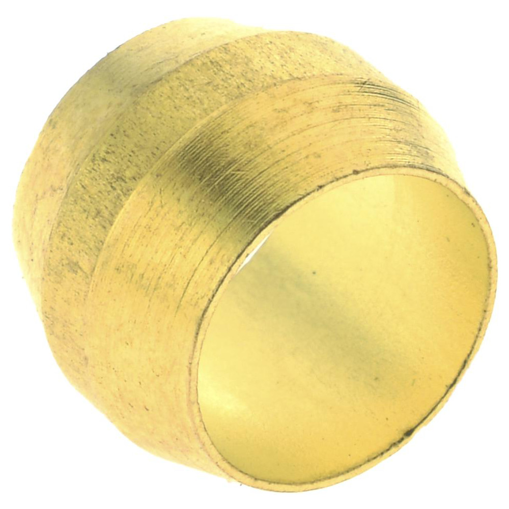 CerroBrass Compression Tube Sleeve: 7/16-24, 1/4" Tube OD, Compression - 18003