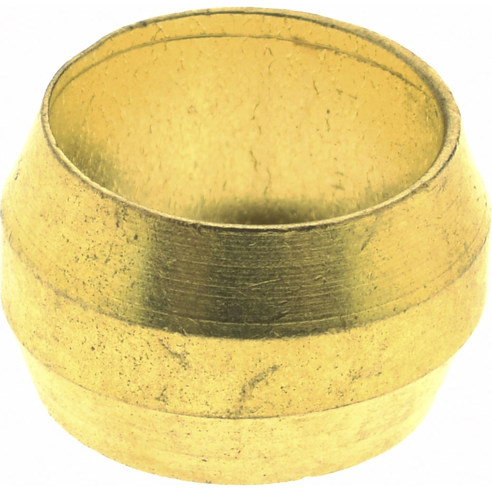 CerroBrass Compression Tube Sleeve: 7/16-24, 1/4" Tube OD, Compression - 18003