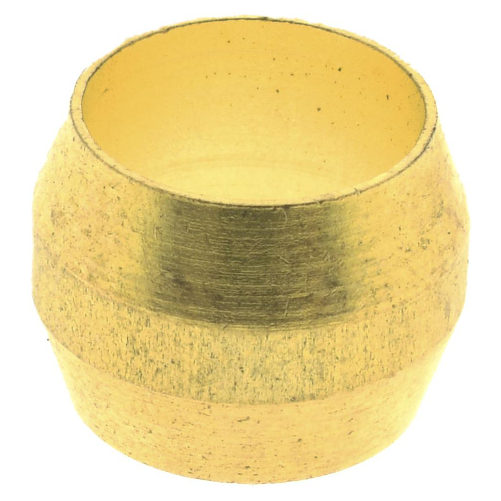 CerroBrass Compression Tube Sleeve: 7/16-24, 1/4" Tube OD, Compression - 18003
