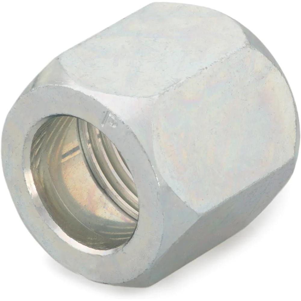 Eaton Steel Flared Tube Nut: 3/8" OD, 9/16-18 Thread, 37 deg Flared Angle - 1290-6S