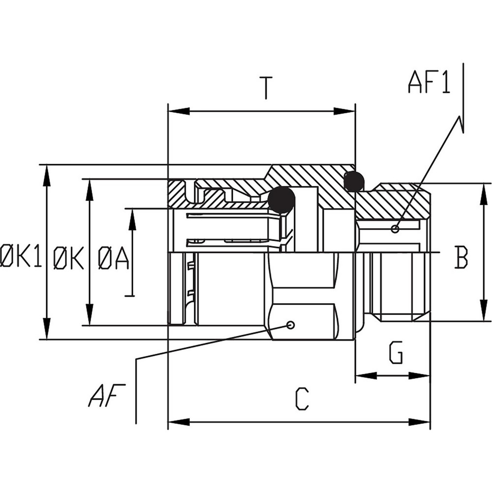 Norgren Push-to-Connect Tube x Metric Thread Fitting: Straight Adapter, M5x0.8 Thread, 5.00 mm OD - 102250505