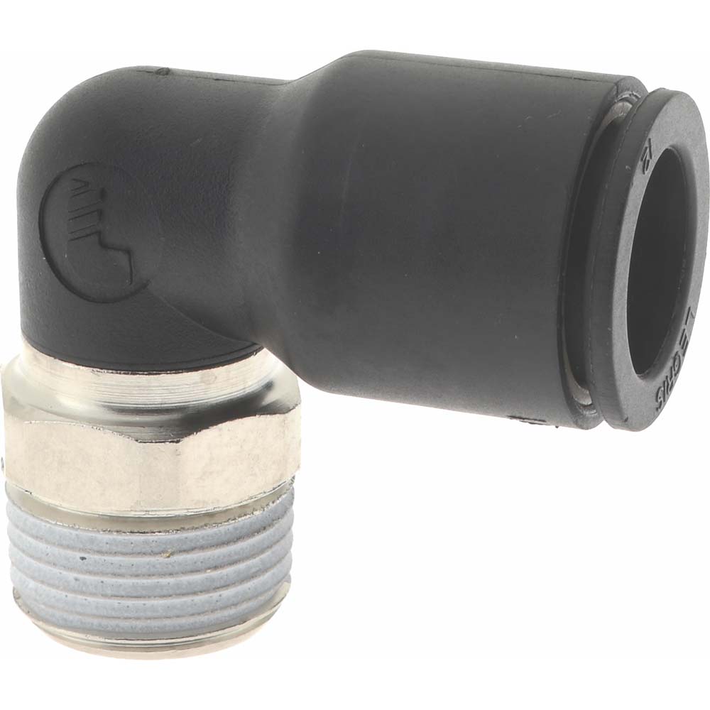 Legris Push-to-Connect Tube x Male BSPT Fitting: Male Elbow, BSPT - 3109 12 17
