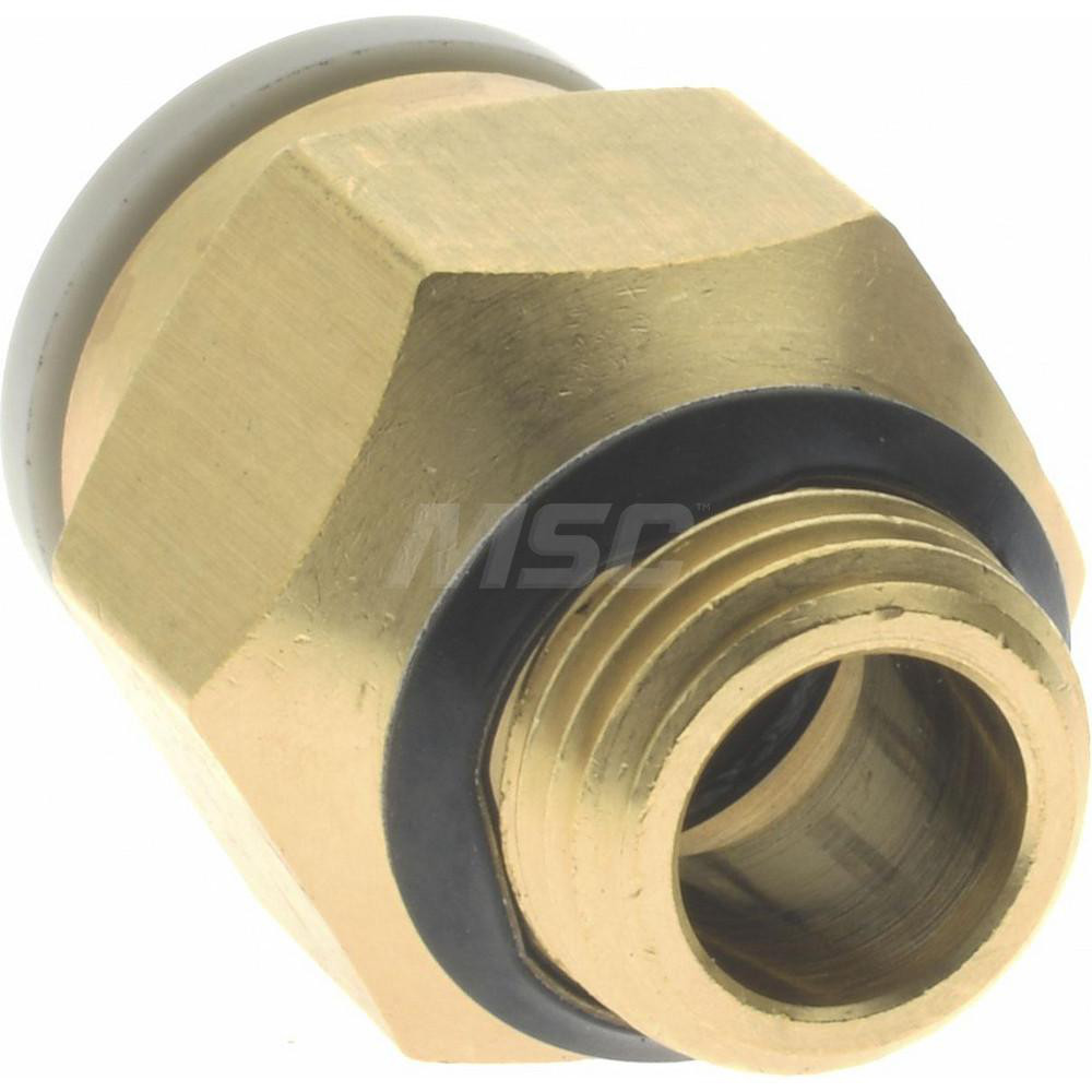 SMC PNEUMATICS Push-to-Connect Push-to-Connect Fitting: Connector, Universal, 8.00 mm OD - KQ2H08-U01A
