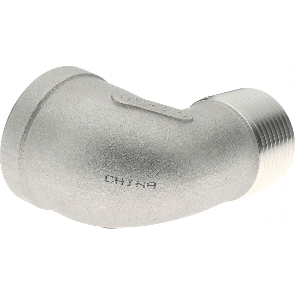 Merit Brass Pipe 90 deg Street Elbow: 1", 316 Stainless Steel - K603-16