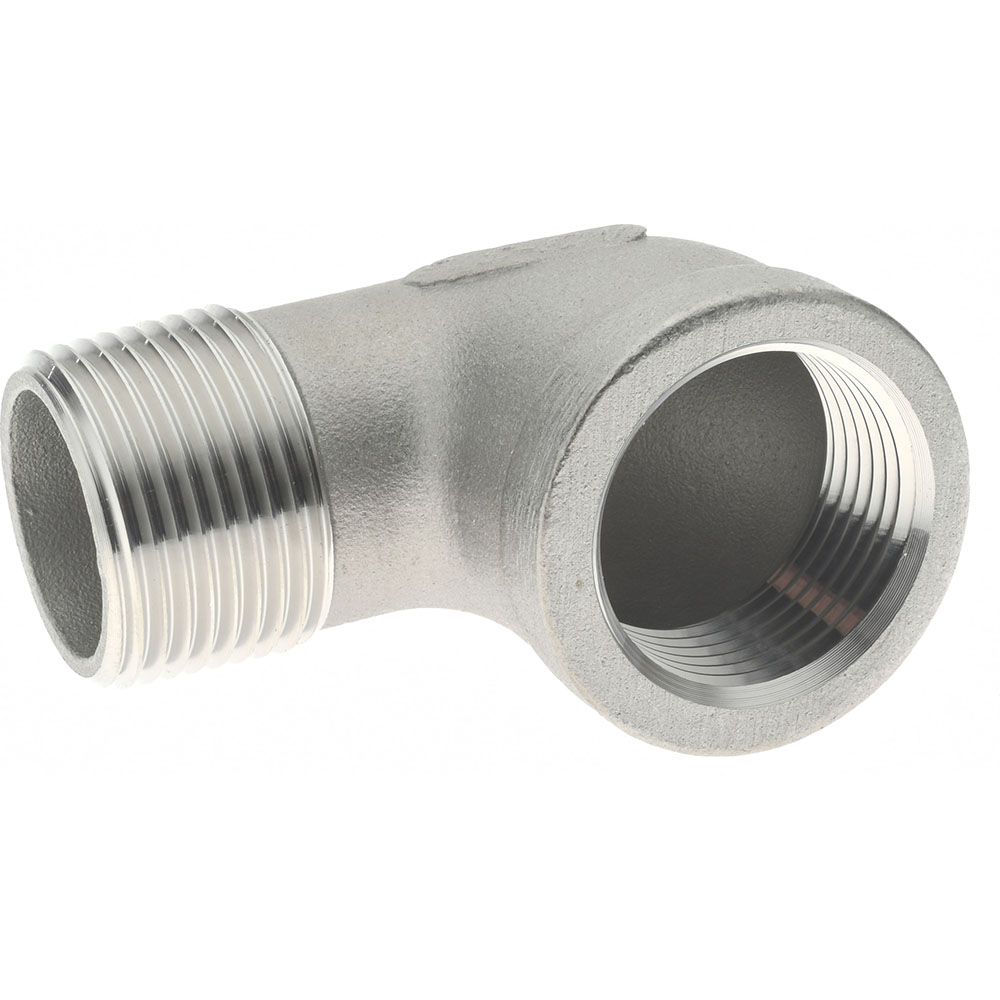 Merit Brass Pipe 90 deg Street Elbow: 1", 316 Stainless Steel - K603-16