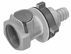 CPC Colder Products 3/8" Nominal Flow, 1/2" ID, Male, Inline Hose Barb-Male Plug - HFC22812
