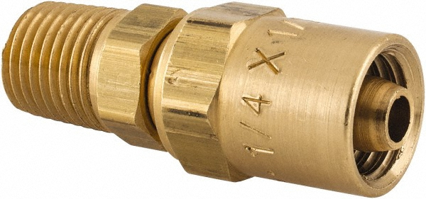 Dixon Valve & Coupling 1/4 NPTF, Reusable Hose Male Fitting - MSC1834084K
