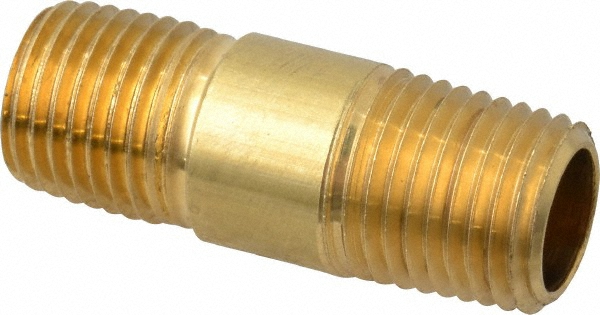 Eaton Industrial Pipe Long Nipple: 1/4" Male Thread, MNPTF - 3328X4