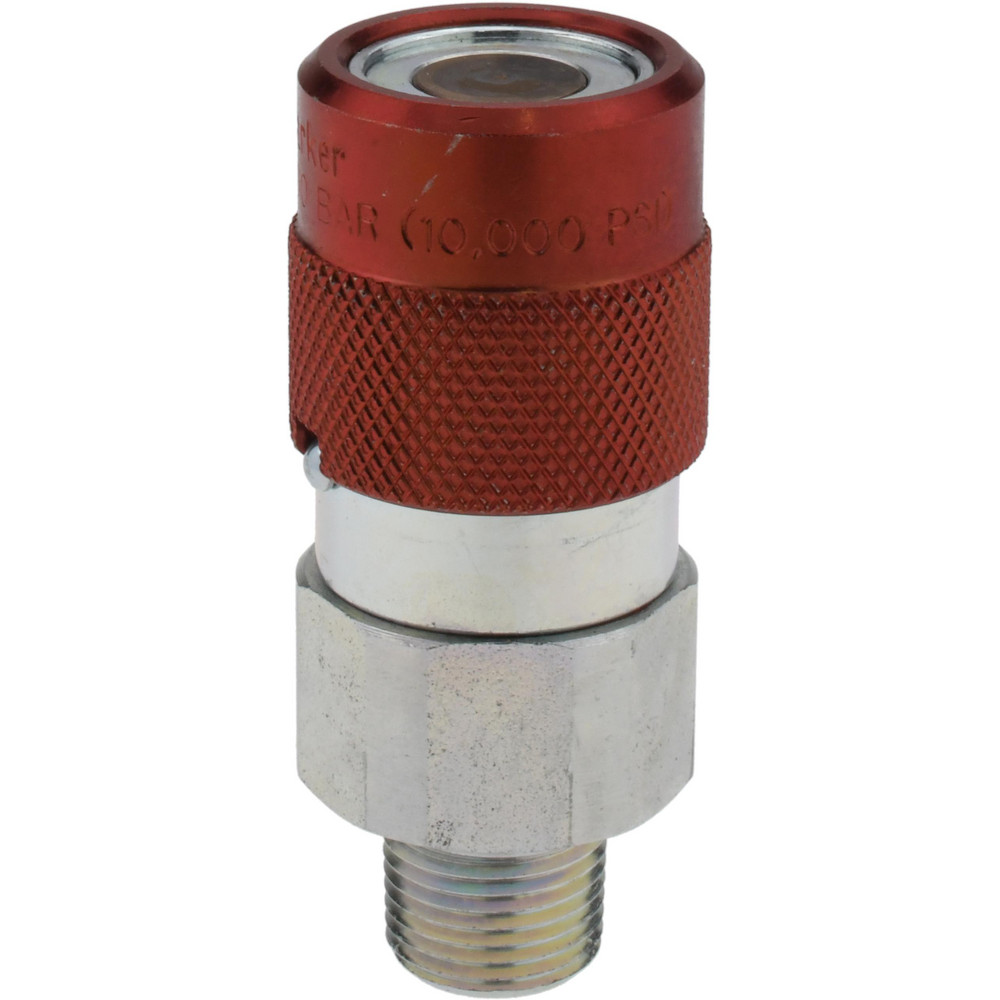 Enerpac Hydraulic Hose Female Flush Face Coupler: 3/8", 10,000 psi - FR400