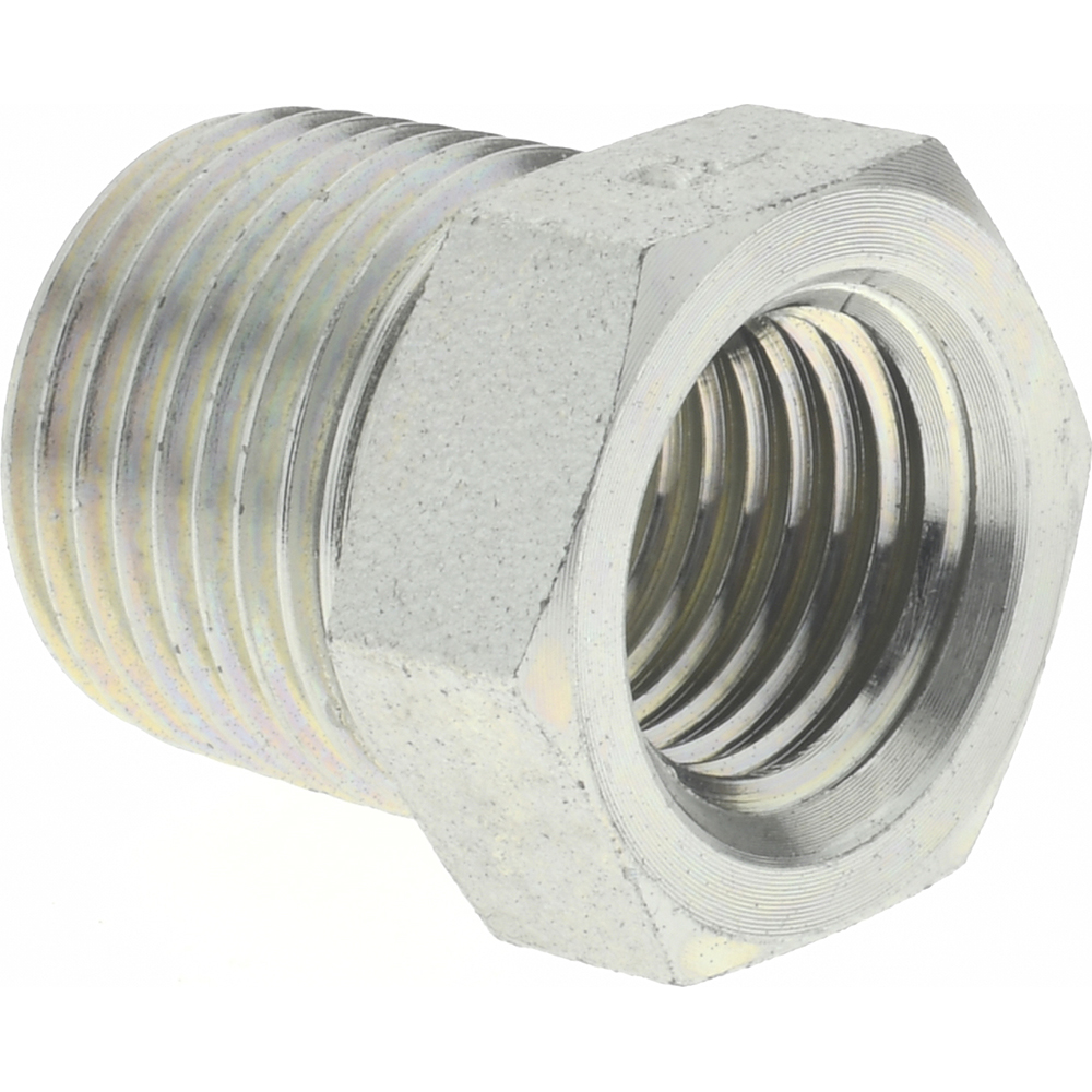 Parker Industrial Pipe Bushing: 1/4" Female Thread, 3/8" Male Thread, MNPTF x FNPTF - 3/8 X 1/4 PTR-S