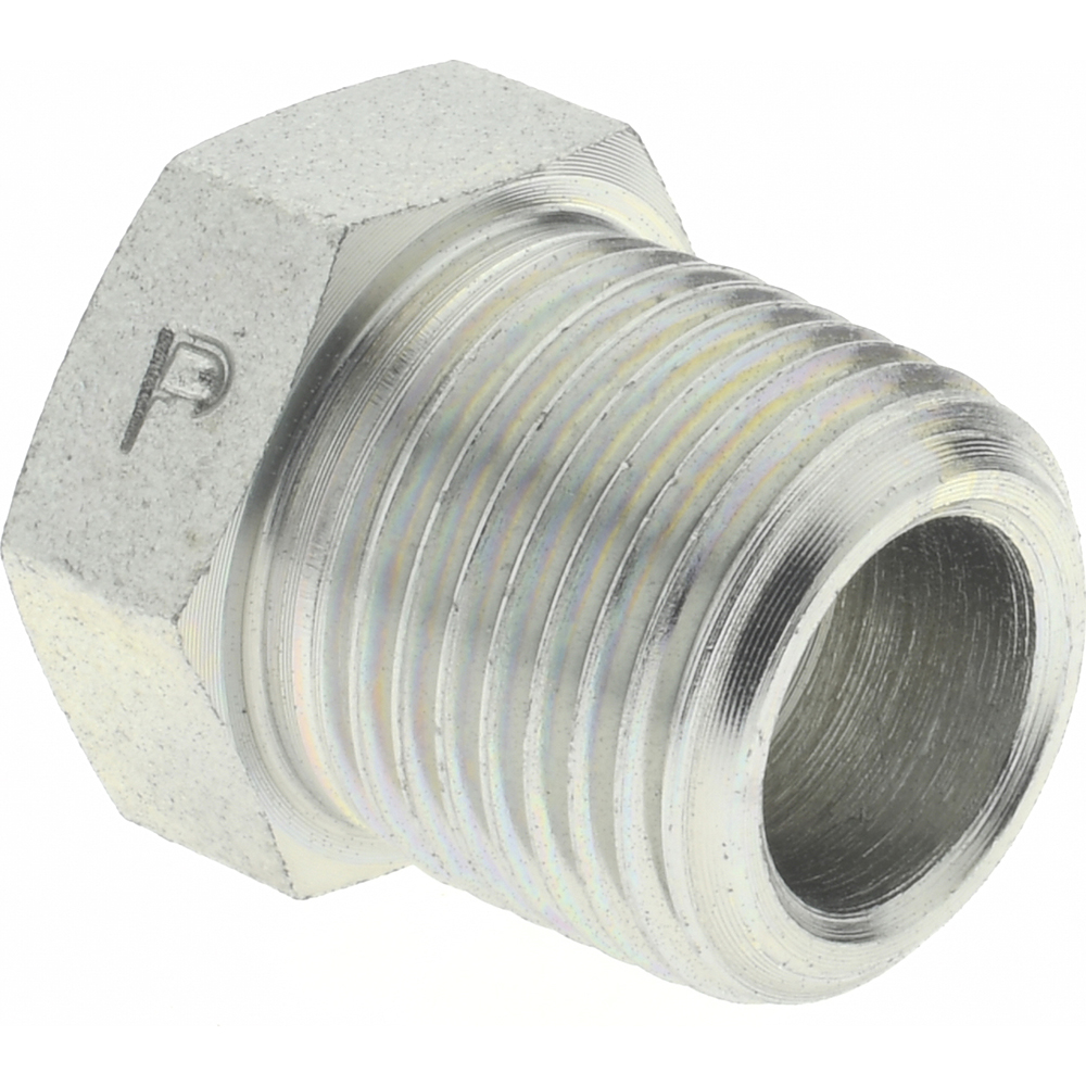 Parker Industrial Pipe Bushing: 1/4" Female Thread, 3/8" Male Thread, MNPTF x FNPTF - 3/8 X 1/4 PTR-S